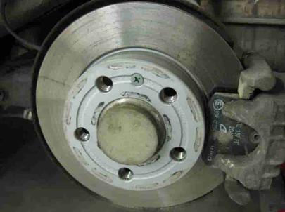 Disc brakes with quality pads and rotors showing how well they last,